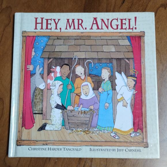 🎄 Hey Mr Angel Kids Book 👼 Nativity Story ✝️ Ages 4–7 📖 Christmas *SIGNED* - Picture 5 of 6